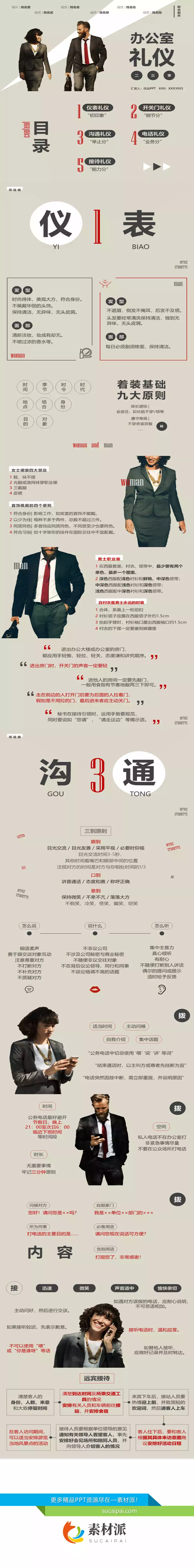 办公室礼仪培训PPT课件模板 - 第一PPT1