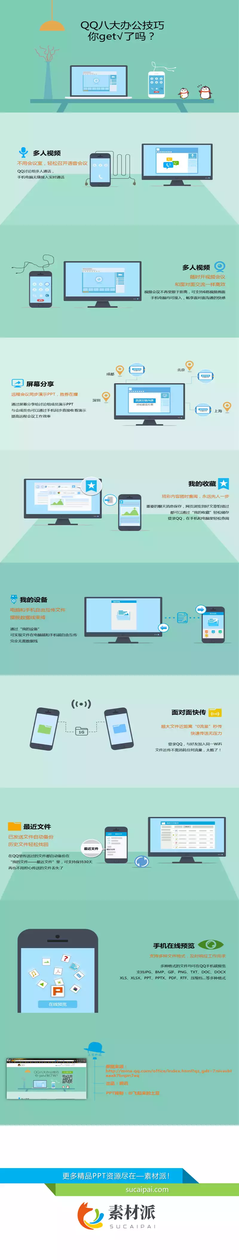 QQ八大办公技巧介绍PPT - 第一PPT1