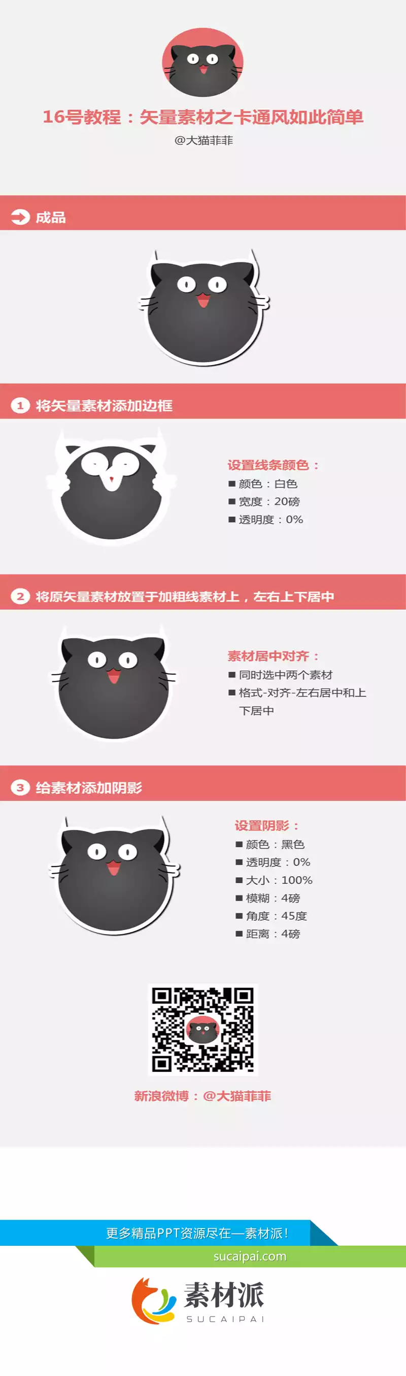 矢量素材之卡通风PPT教程 - 第一PPT1