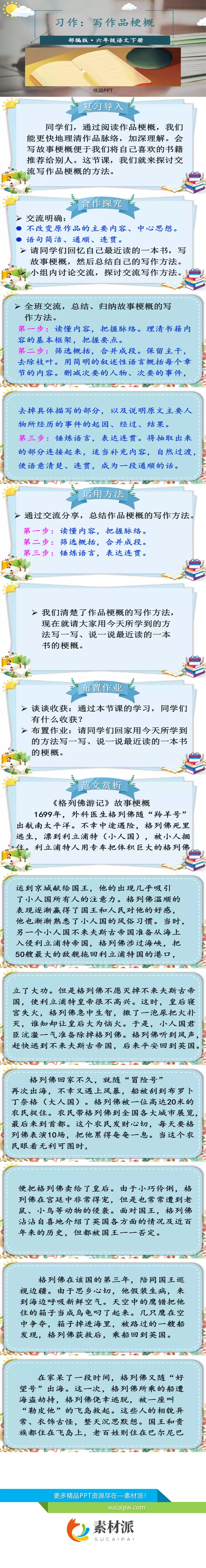 写作品梗概PPT课件3 - 第一PPT1