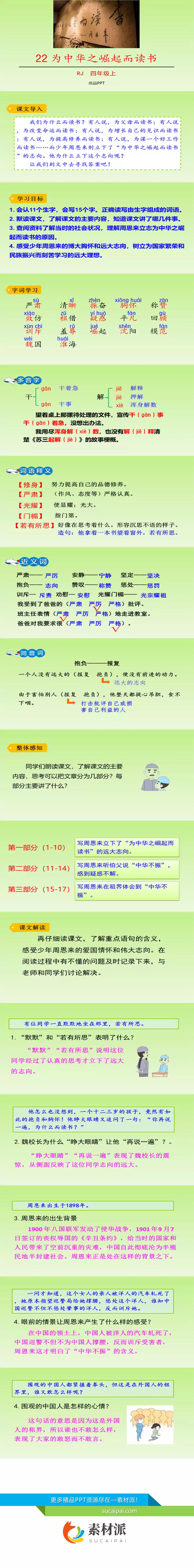 为中华之崛起而读书PPT课件8 - 第一PPT1
